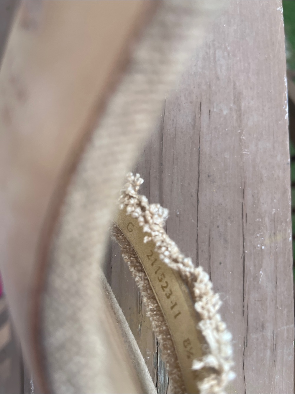Stuart Weitzman frayed canvas sandals. Size 8-1/2 M - Picture 10 of 11